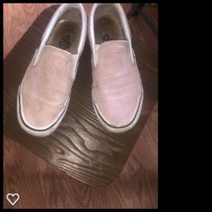 purple/pink slip on vans